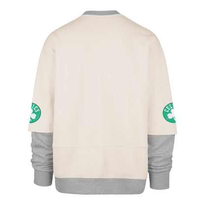 BOSTON CELTICS TRIFECTA '47 DOUBLE LAYERED SNAP CREW CREAM