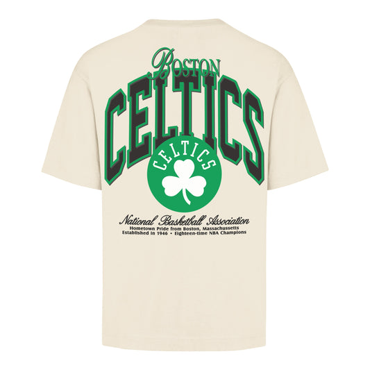 BOSTON CELTICS BACK DOOR POCKET '47 FOUNDATION TEE CREAM