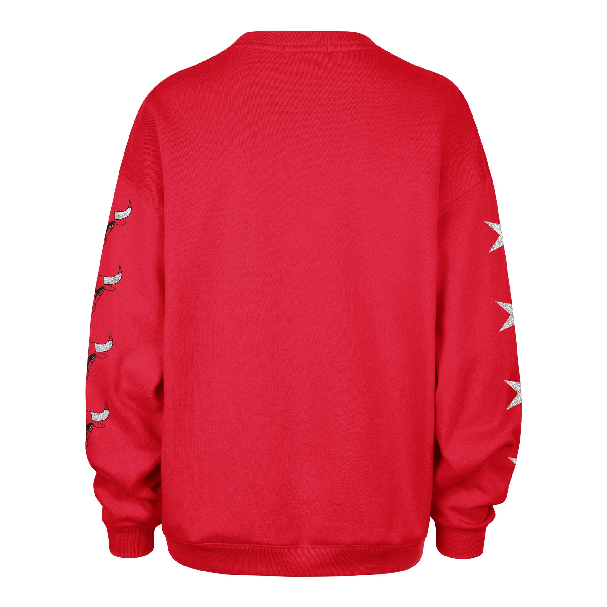 CHICAGO BULLS GO BIG '47 OVERSIZED CREW WOMENS RED