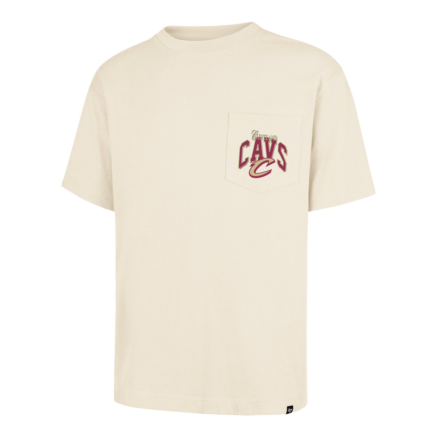 CLEVELAND CAVALIERS BACK DOOR POCKET '47 FOUNDATION TEE CREAM