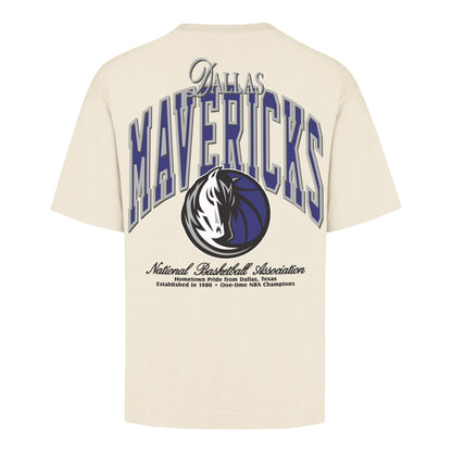 DALLAS MAVERICKS BACK DOOR POCKET '47 FOUNDATION TEE CREAM