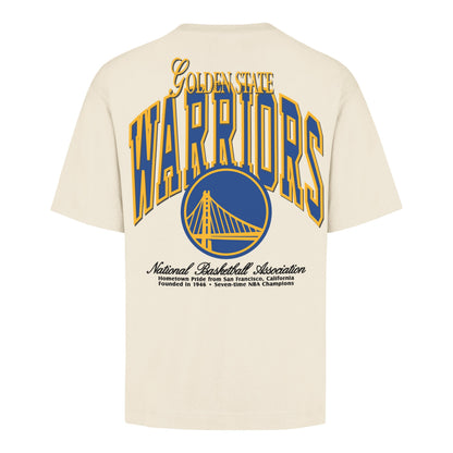 GOLDEN STATE WARRIORS BACK DOOR POCKET '47 FOUNDATION TEE CREAM