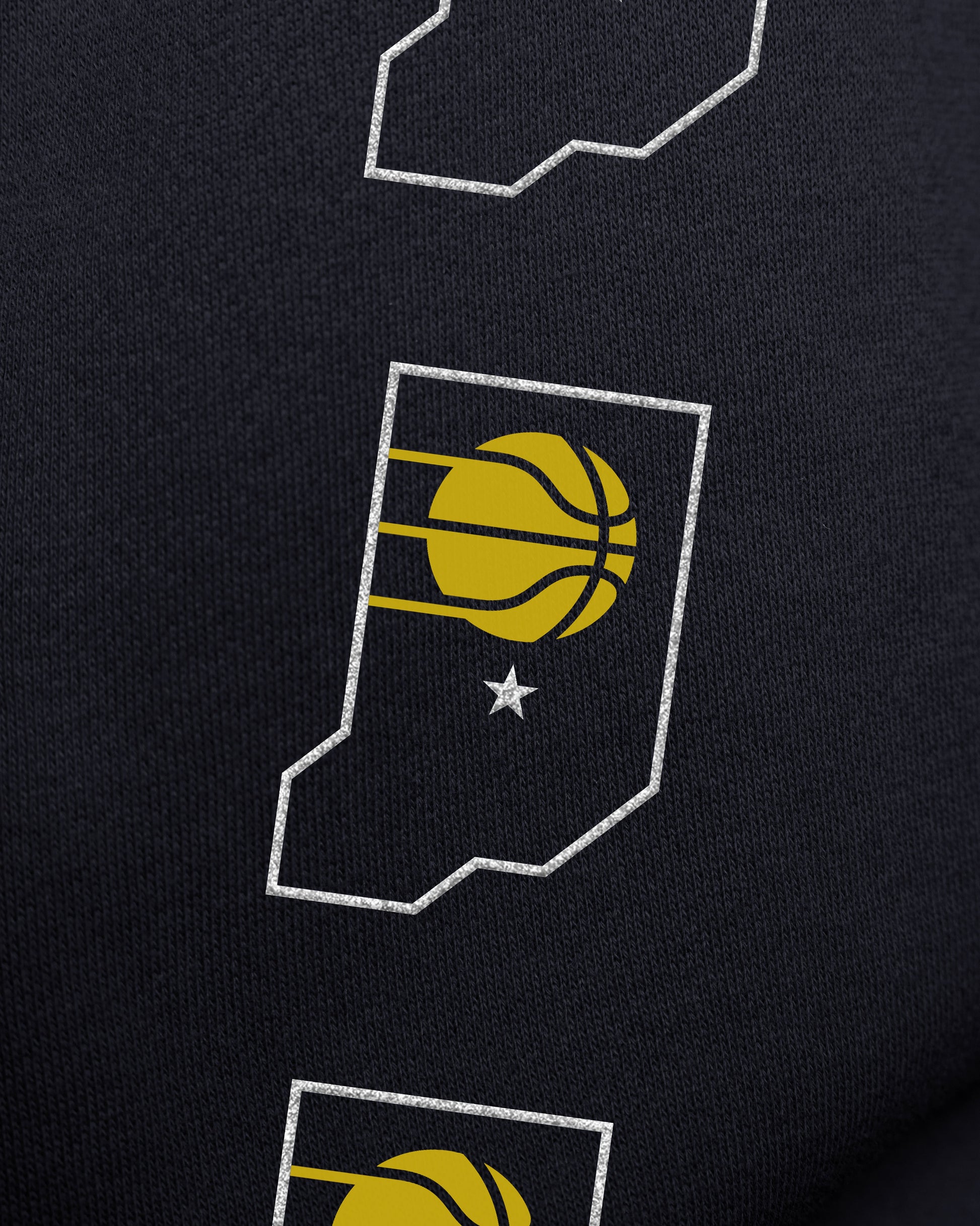 INDIANA PACERS GO BIG '47 OVERSIZED CREW WOMENS FALL NAVY