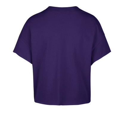 LOS ANGELES LAKERS ELATION OVERSIZED '47 NOTCH NECK TEE WOMENS PURPLE