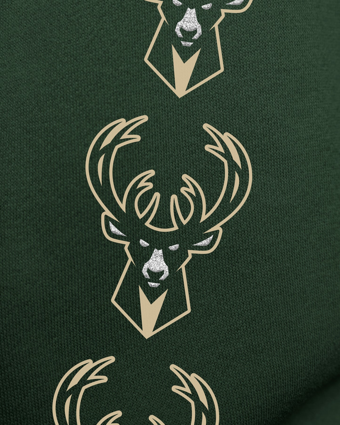 MILWAUKEE BUCKS GO BIG '47 OVERSIZED CREW WOMENS DARK GREEN