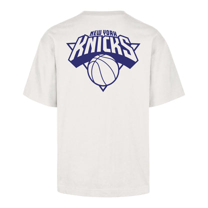 NEW YORK KNICKS LATERAL '47 FOUNDATION TEE SANDSTONE