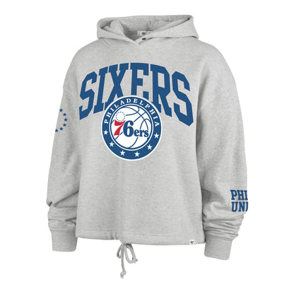 PHILADELPHIA 76ERS HIGH HOPES '47 VENICE HOOD WOMENS RELAY GREY