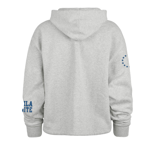 PHILADELPHIA 76ERS HIGH HOPES '47 VENICE HOOD WOMENS RELAY GREY