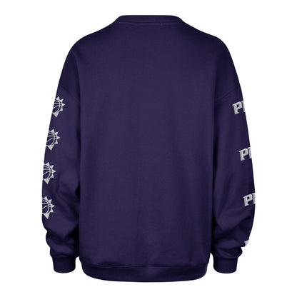 PHOENIX SUNS GO BIG '47 OVERSIZED CREW WOMENS PURPLE