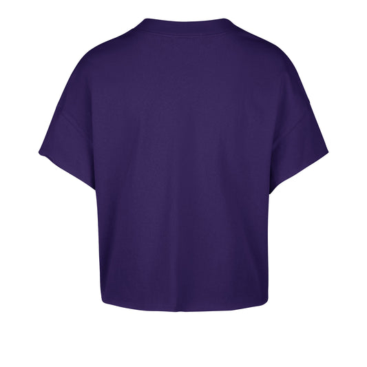PHOENIX SUNS ELATION OVERSIZED '47 NOTCH NECK TEE WOMENS PURPLE