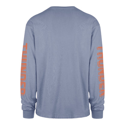 OKLAHOMA CITY THUNDER CAIRN '47 RAVINE FOUNDATION LONG SLEEVE TEE VAPOR