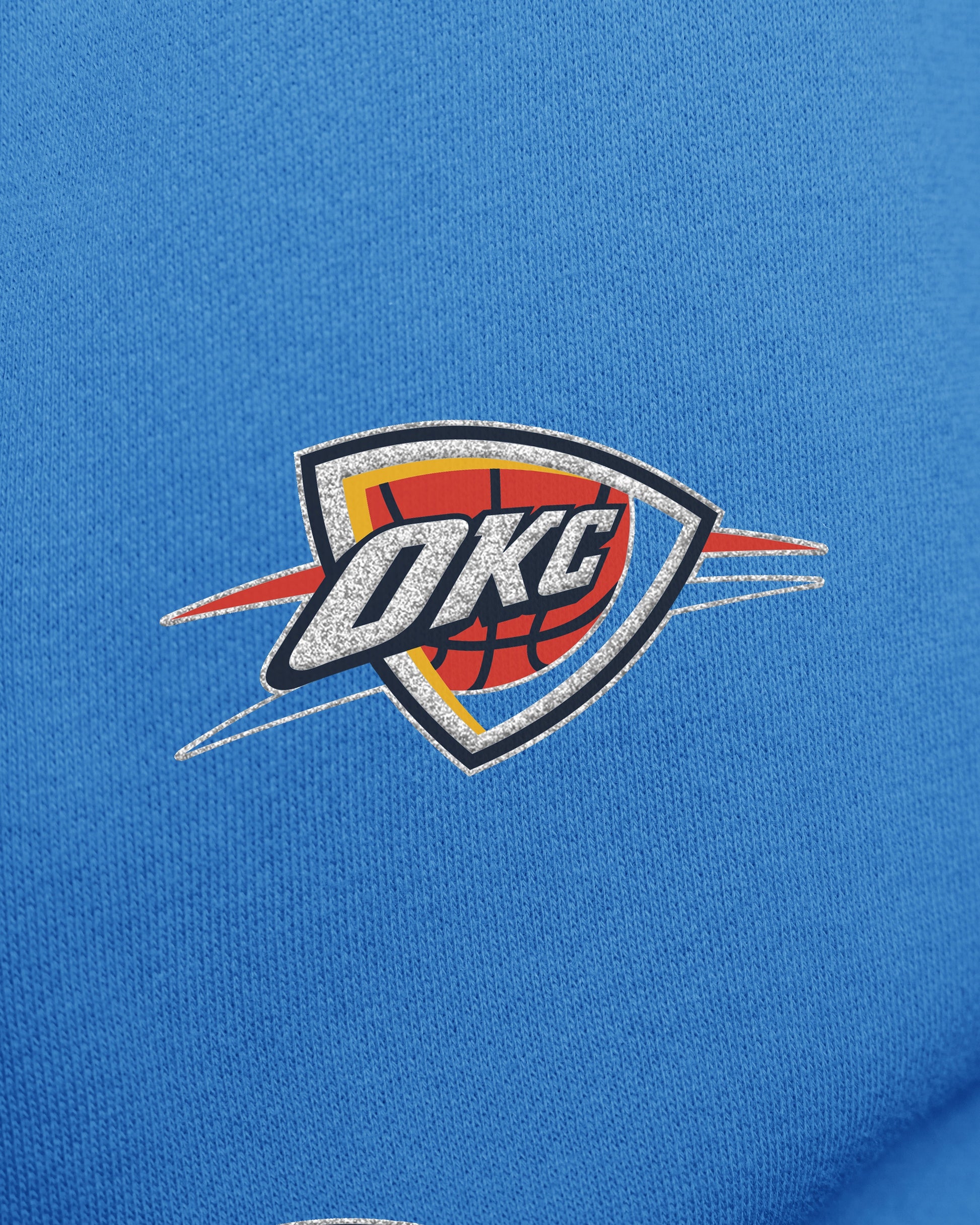 OKLAHOMA CITY THUNDER GO BIG '47 OVERSIZED CREW WOMENS BLUE RAZ