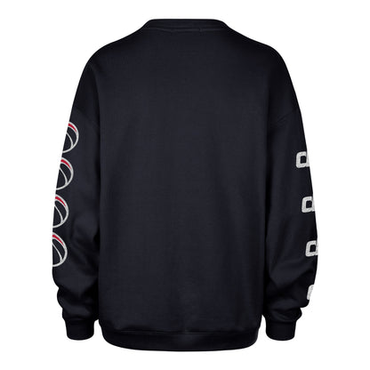 WASHINGTON WIZARDS GO BIG '47 OVERSIZED CREW WOMENS FALL NAVY