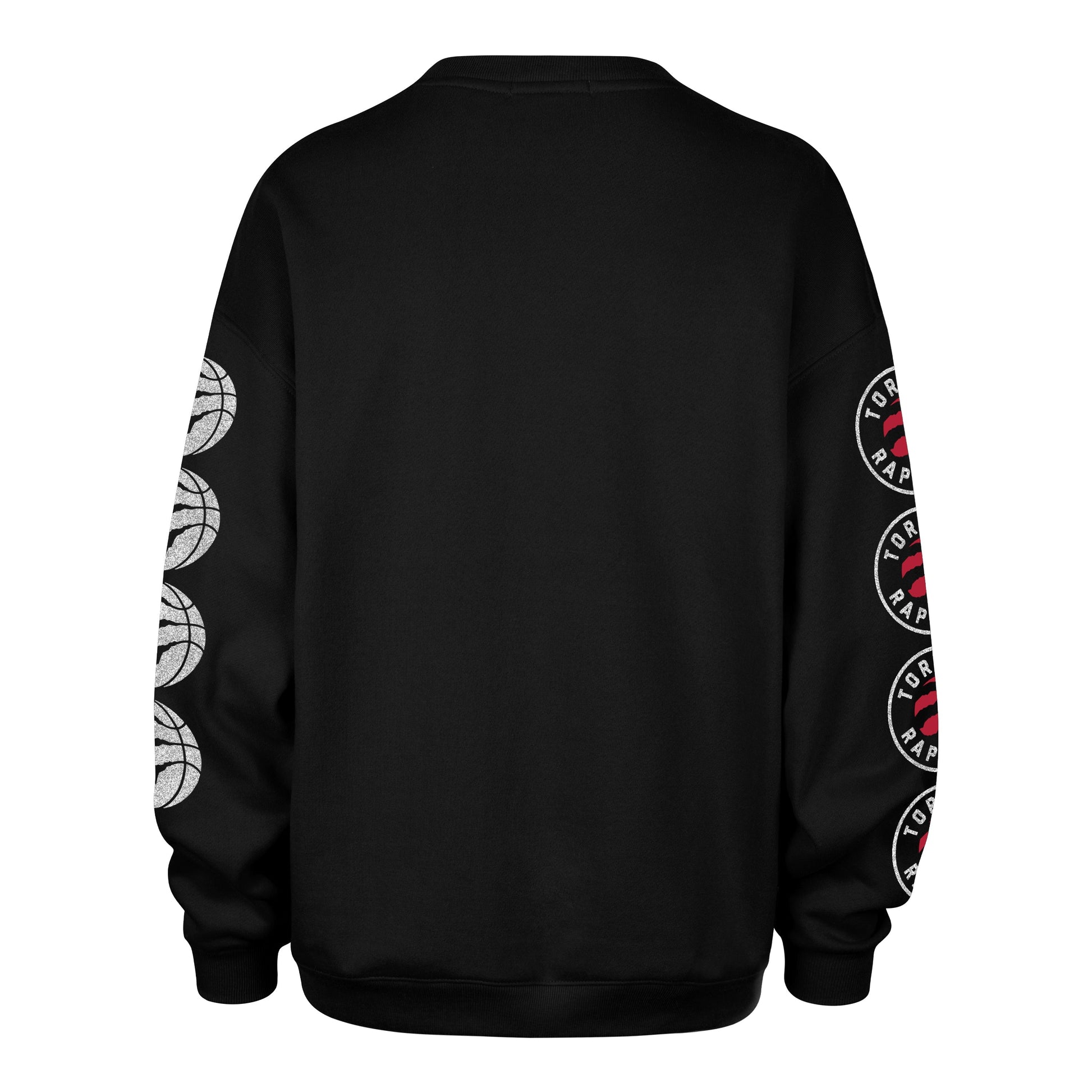 TORONTO RAPTORS GO BIG '47 OVERSIZED CREW WOMENS JET BLACK
