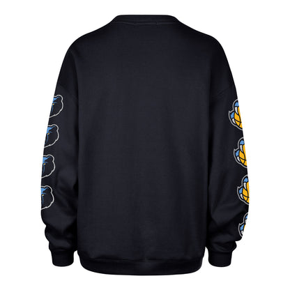 MEMPHIS GRIZZLIES GO BIG '47 OVERSIZED CREW WOMENS FALL NAVY