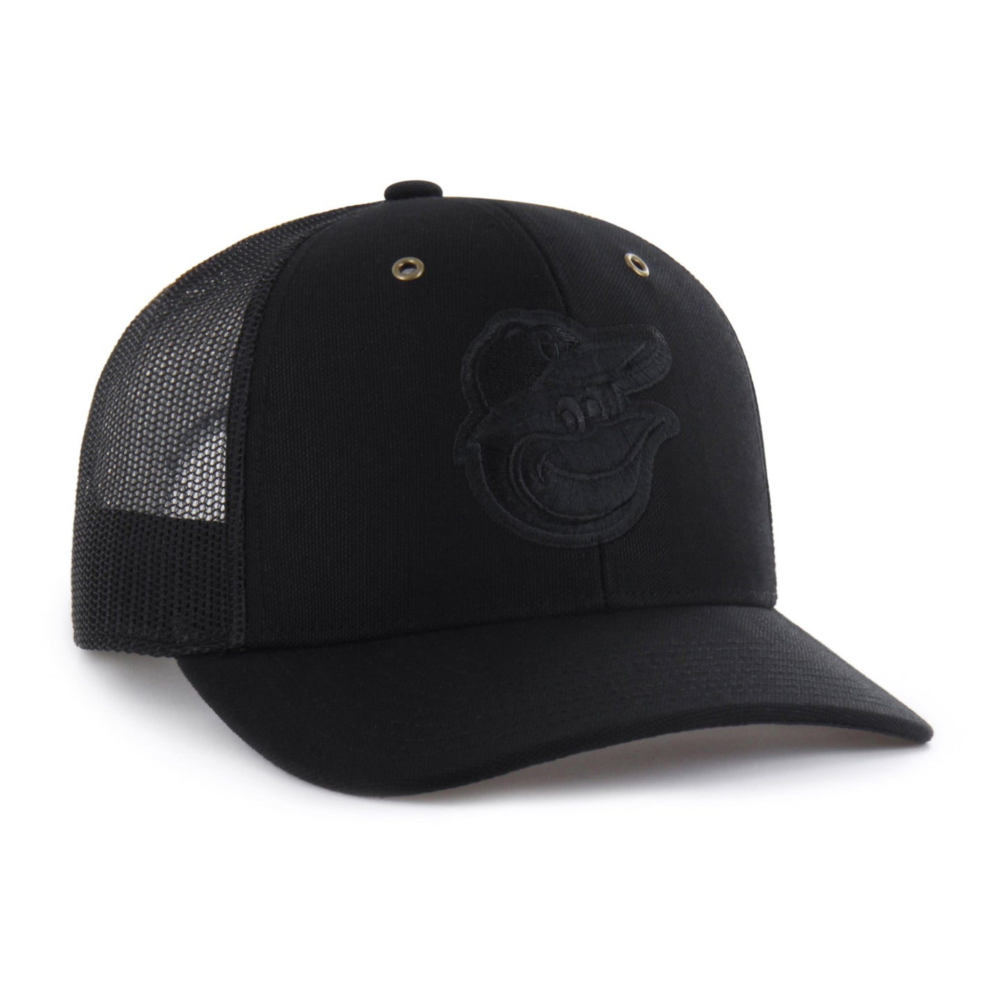 BALTIMORE ORIOLES CARHARTT '47 TRUCKER BLACK