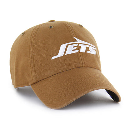 NEW YORK JETS CARHARTT '47 CLEAN UP BROWN