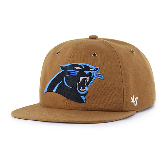 CAROLINA PANTHERS CARHARTT '47 CAPTAIN RL RELAXED FIT BROWN