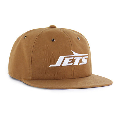 NEW YORK JETS CARHARTT '47 CAPTAIN RL RELAXED FIT BROWN