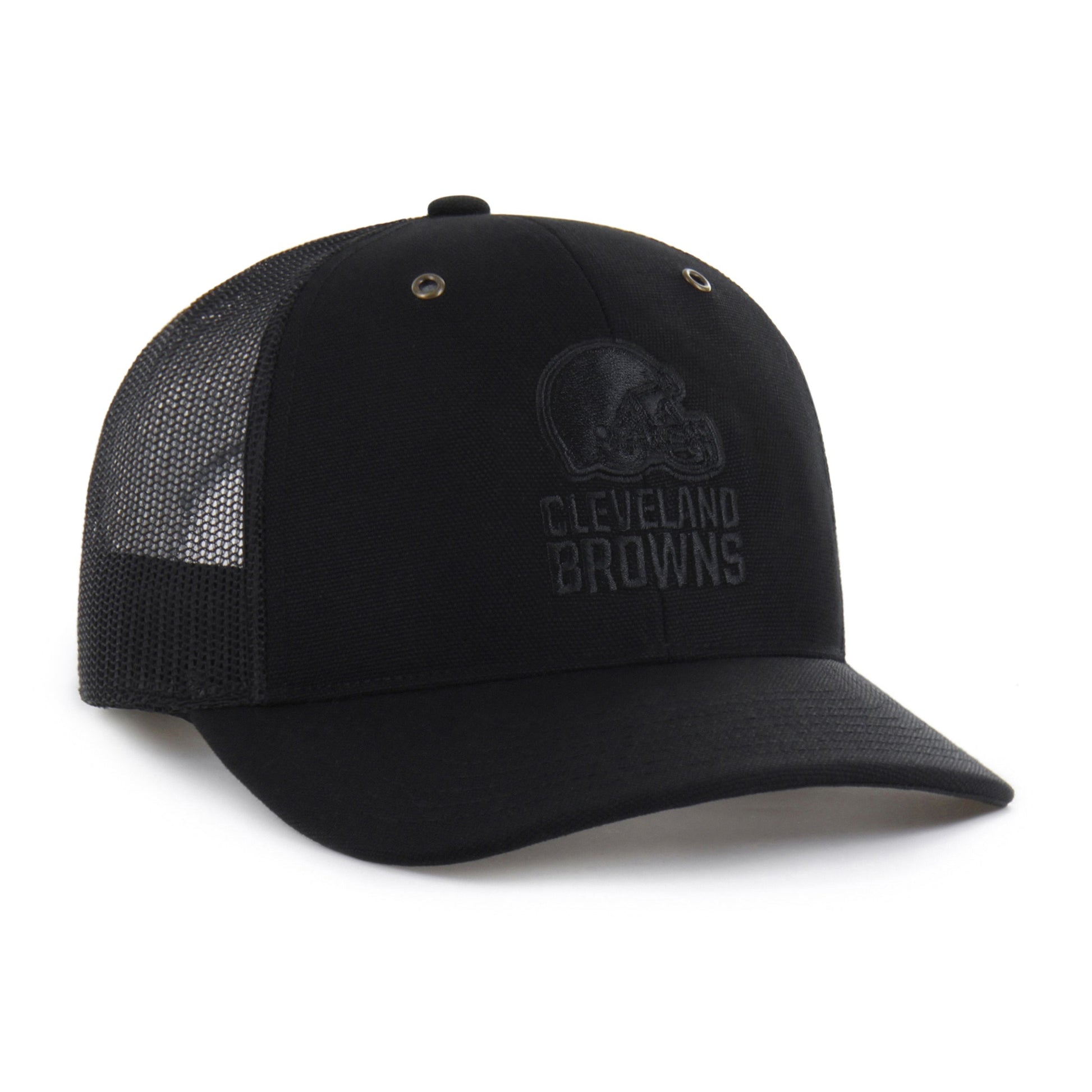 CLEVELAND BROWNS CARHARTT '47 TRUCKER RF RELAXED FIT BLACK
