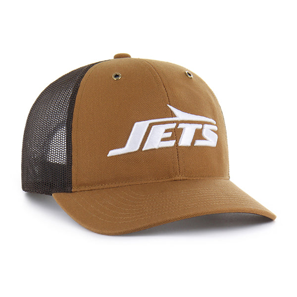 NEW YORK JETS CARHARTT '47 TRUCKER RF RELAXED FIT BROWN