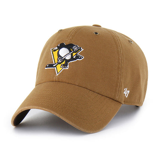 PITTSBURGH PENGUINS CARHARTT '47 CLEAN UP BROWN