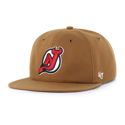 NEW JERSEY DEVILS CARHARTT '47 CAPTAIN RL RELAXED FIT BROWN