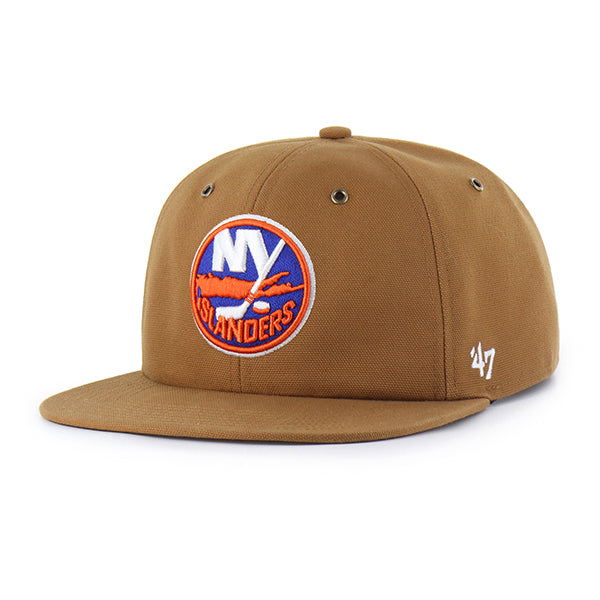 NEW YORK ISLANDERS CARHARTT '47 CAPTAIN RL RELAXED FIT BROWN