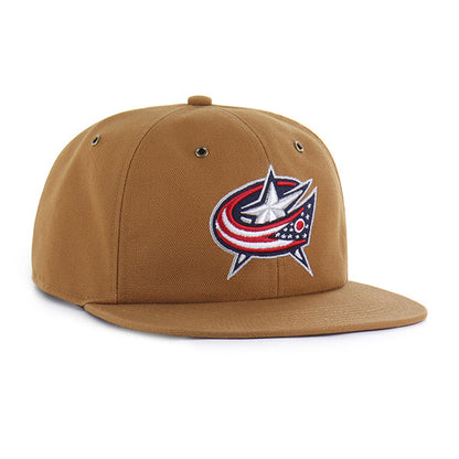 COLUMBUS BLUE JACKETS CARHARTT '47 CAPTAIN RL RELAXED FIT BROWN