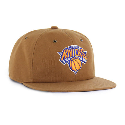 NEW YORK KNICKS CARHARTT '47 CAPTAIN RL RELAXED FIT BROWN