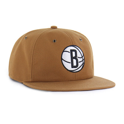 BROOKLYN NETS CARHARTT '47 CAPTAIN RL RELAXED FIT BROWN