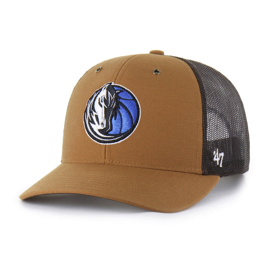 DALLAS MAVERICKS CARHARTT '47 TRUCKER BROWN