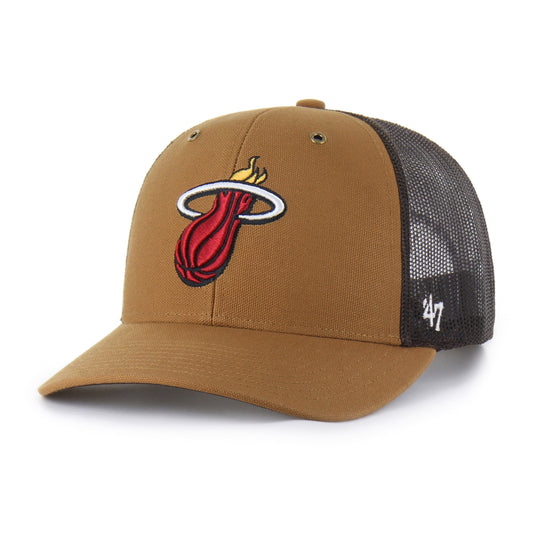 MIAMI HEAT CARHARTT '47 TRUCKER BROWN