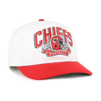 KANSAS CITY CHIEFS PRIME PLAY '47 HITCH RF RELAXED FIT YOUTH WHITE