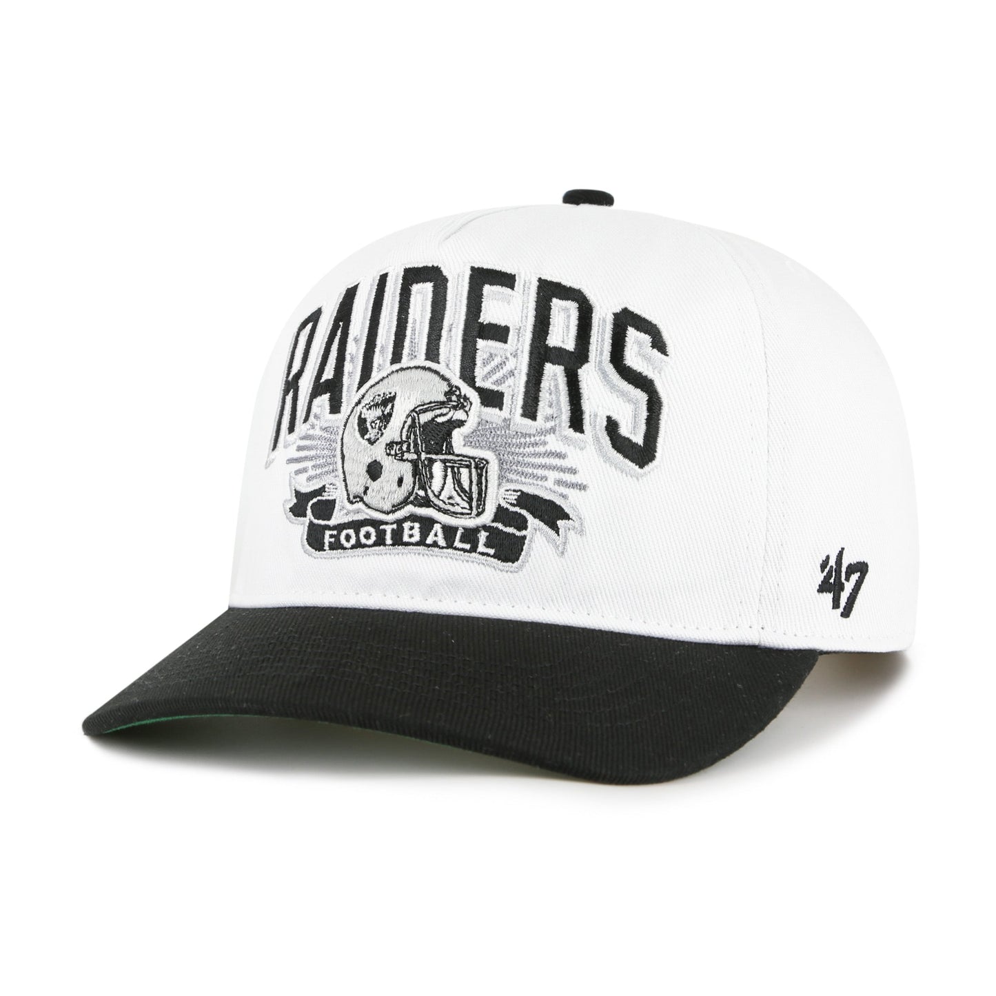 LAS VEGAS RAIDERS HISTORIC PRIME PLAY '47 HITCH RF RELAXED FIT YOUTH WHITE