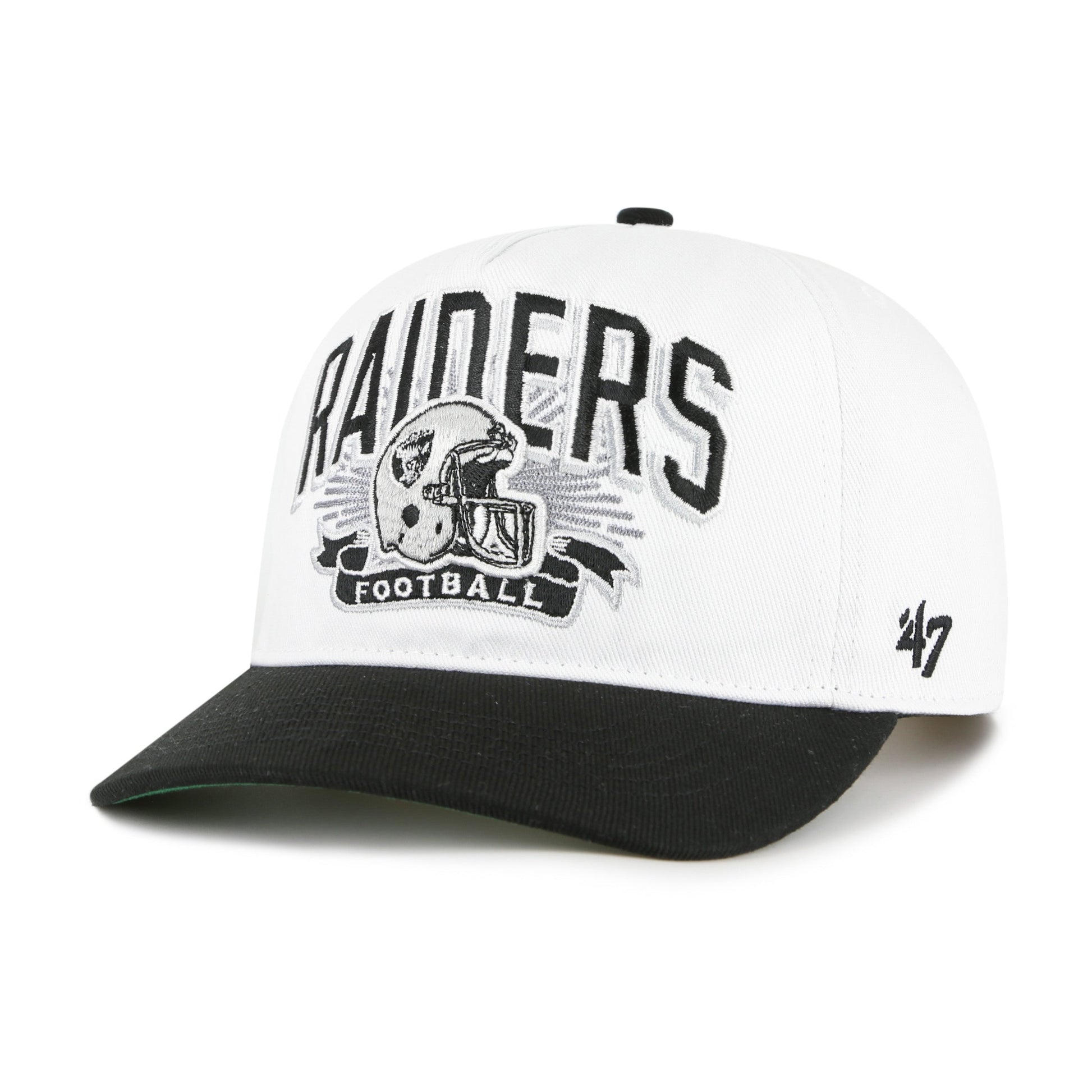 LAS VEGAS RAIDERS HISTORIC PRIME PLAY '47 HITCH RF RELAXED FIT YOUTH WHITE