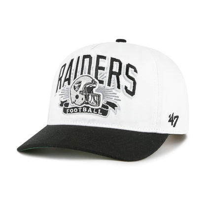 LAS VEGAS RAIDERS HISTORIC PRIME PLAY '47 HITCH RF RELAXED FIT YOUTH WHITE
