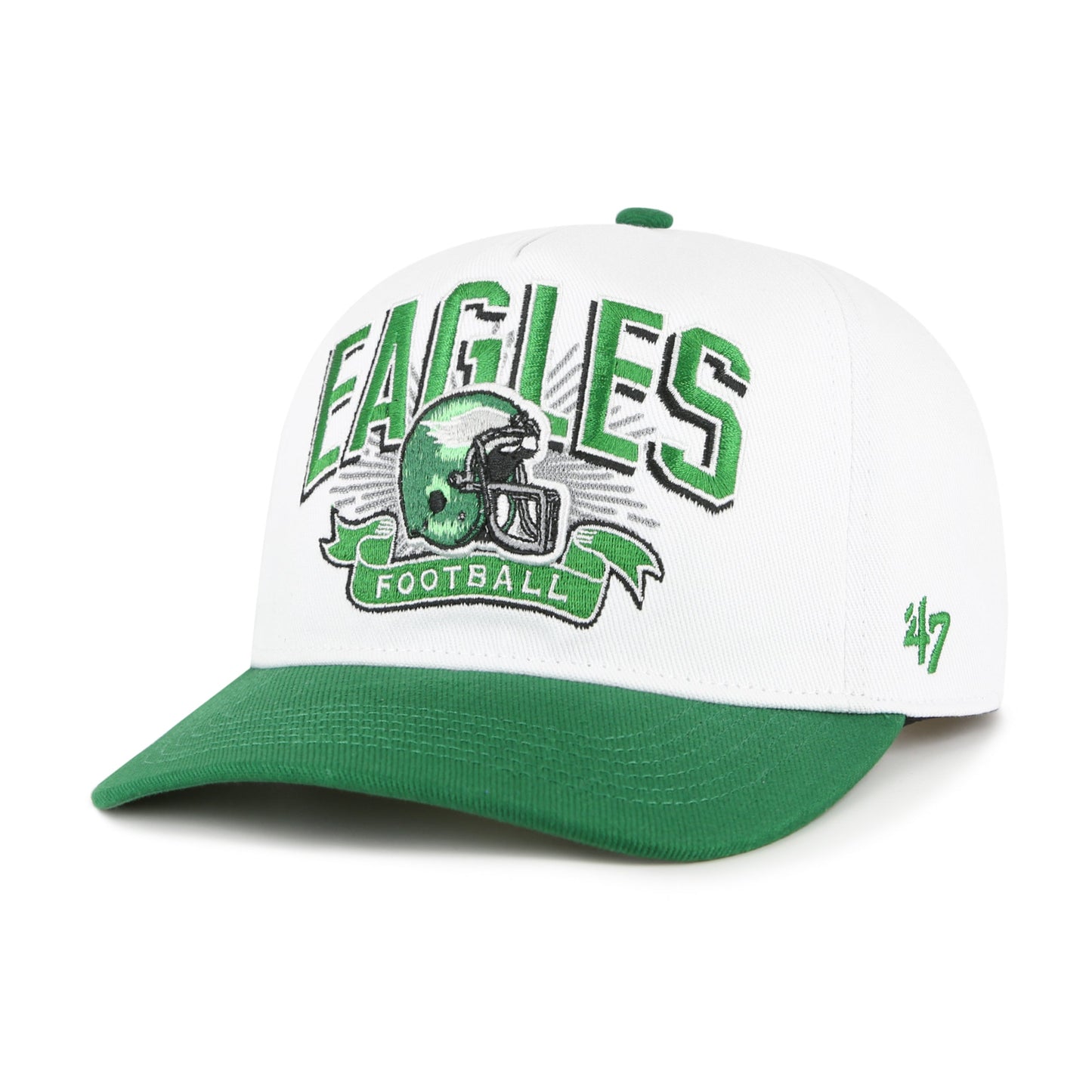 PHILADELPHIA EAGLES HISTORIC PRIME PLAY '47 HITCH RF RELAXED FIT WHITE