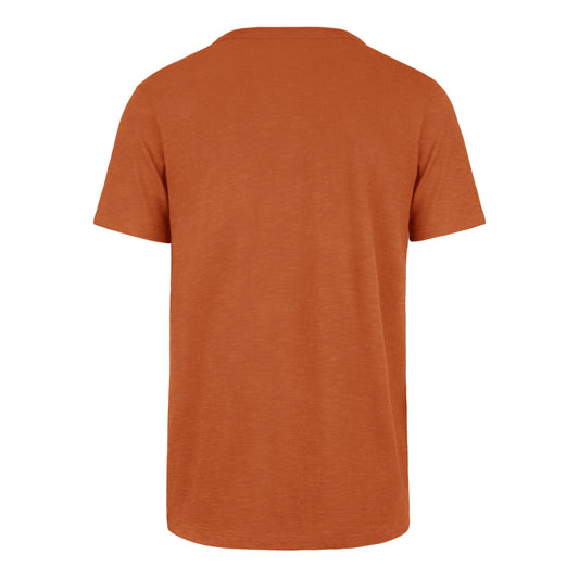MIAMI DOLPHINS GRIT WORDMARK '47 SCRUM TEE CARROT