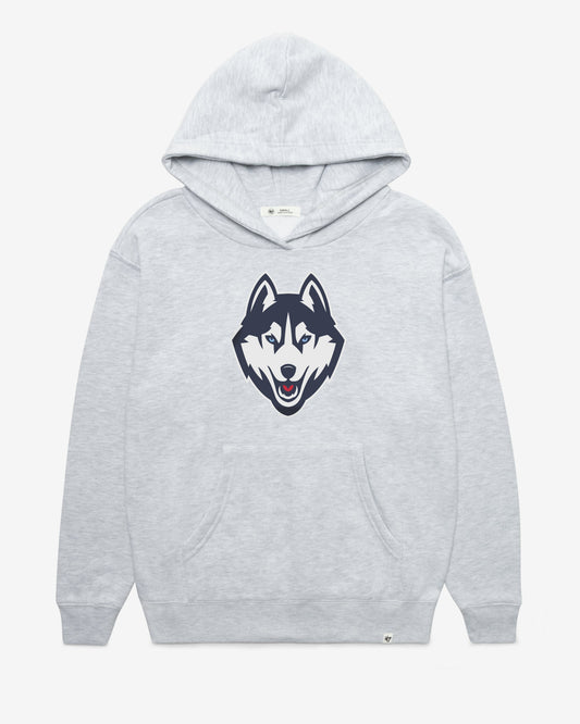 CONNECTICUT HUSKIES UCONN IMPRINT '47 NAOMI HOOD WOMENS RELAY GREY