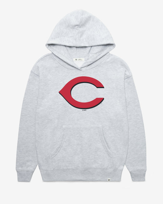 CINCINNATI REDS IMPRINT '47 NAOMI HOOD WOMENS RELAY GREY