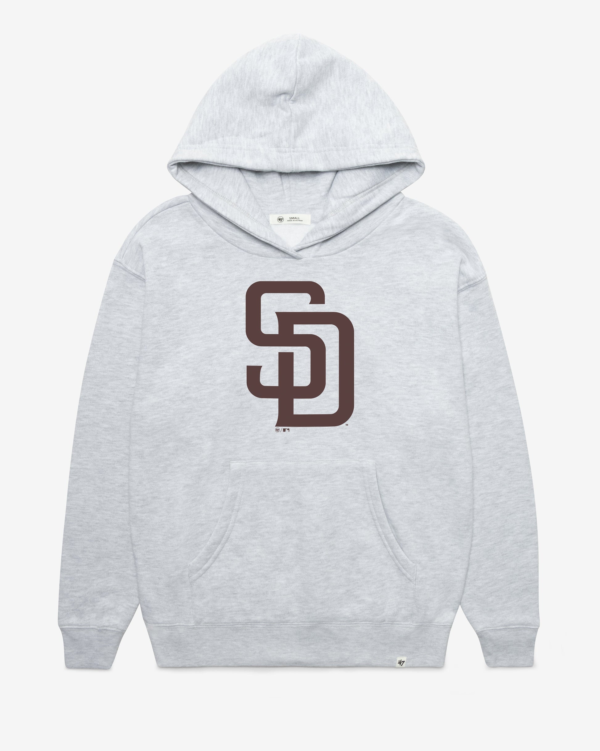 SAN DIEGO PADRES IMPRINT '47 NAOMI HOOD WOMENS RELAY GREY