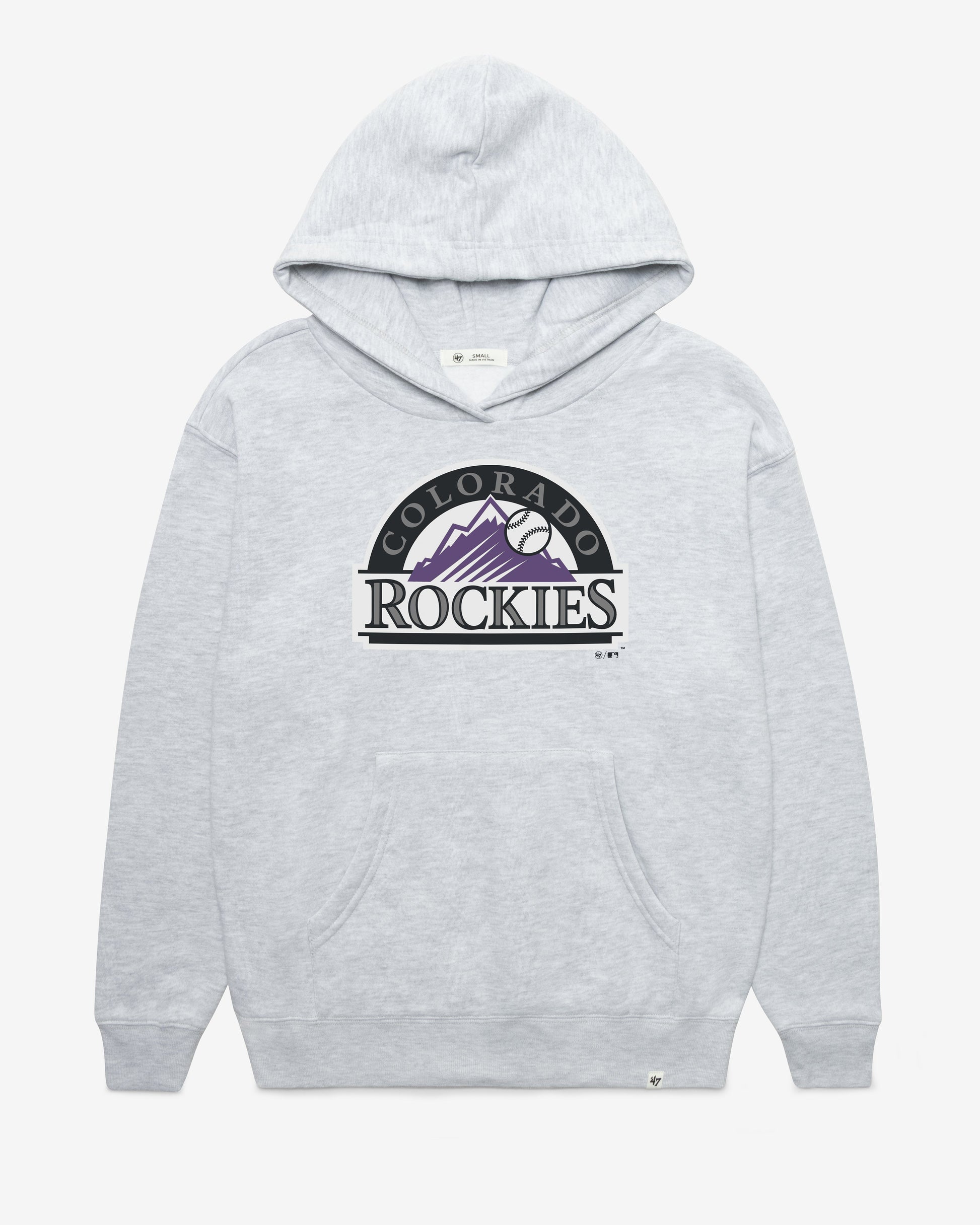 COLORADO ROCKIES IMPRINT '47 NAOMI HOOD WOMENS RELAY GREY