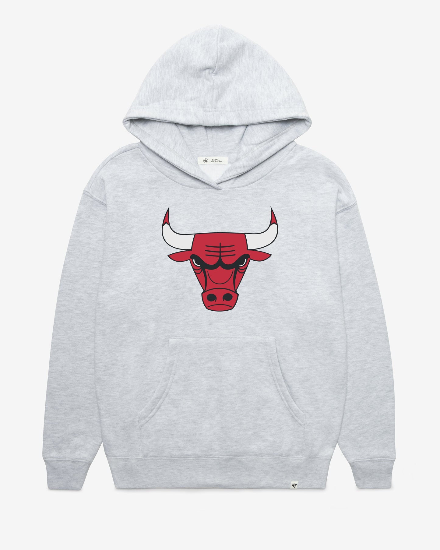 CHICAGO BULLS IMPRINT '47 NAOMI HOOD WOMENS RELAY GREY