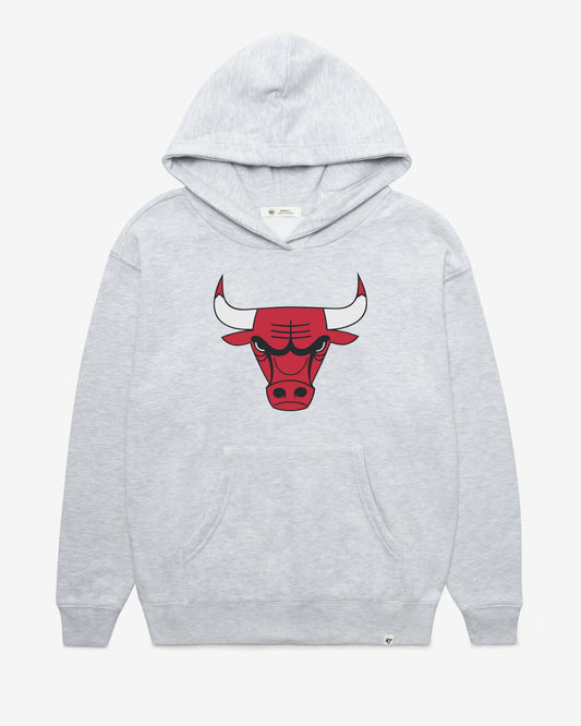 CHICAGO BULLS IMPRINT '47 NAOMI HOOD WOMENS RELAY GREY