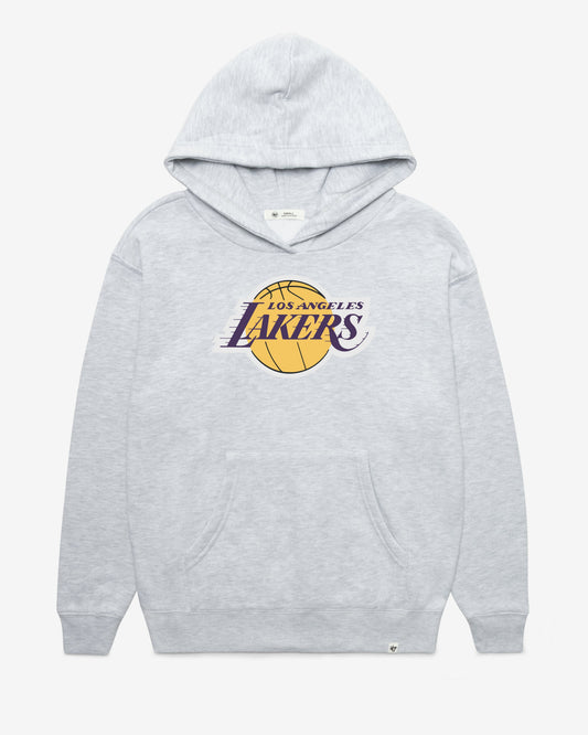 LOS ANGELES LAKERS IMPRINT '47 NAOMI HOOD WOMENS RELAY GREY