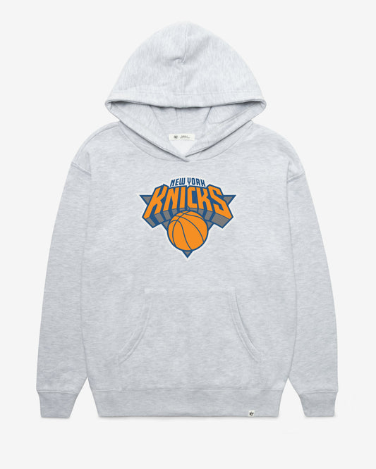 NEW YORK KNICKS IMPRINT '47 NAOMI HOOD WOMENS RELAY GREY