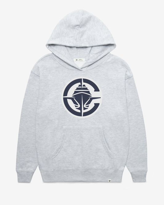LOS ANGELES CLIPPERS IMPRINT '47 NAOMI HOOD WOMENS RELAY GREY