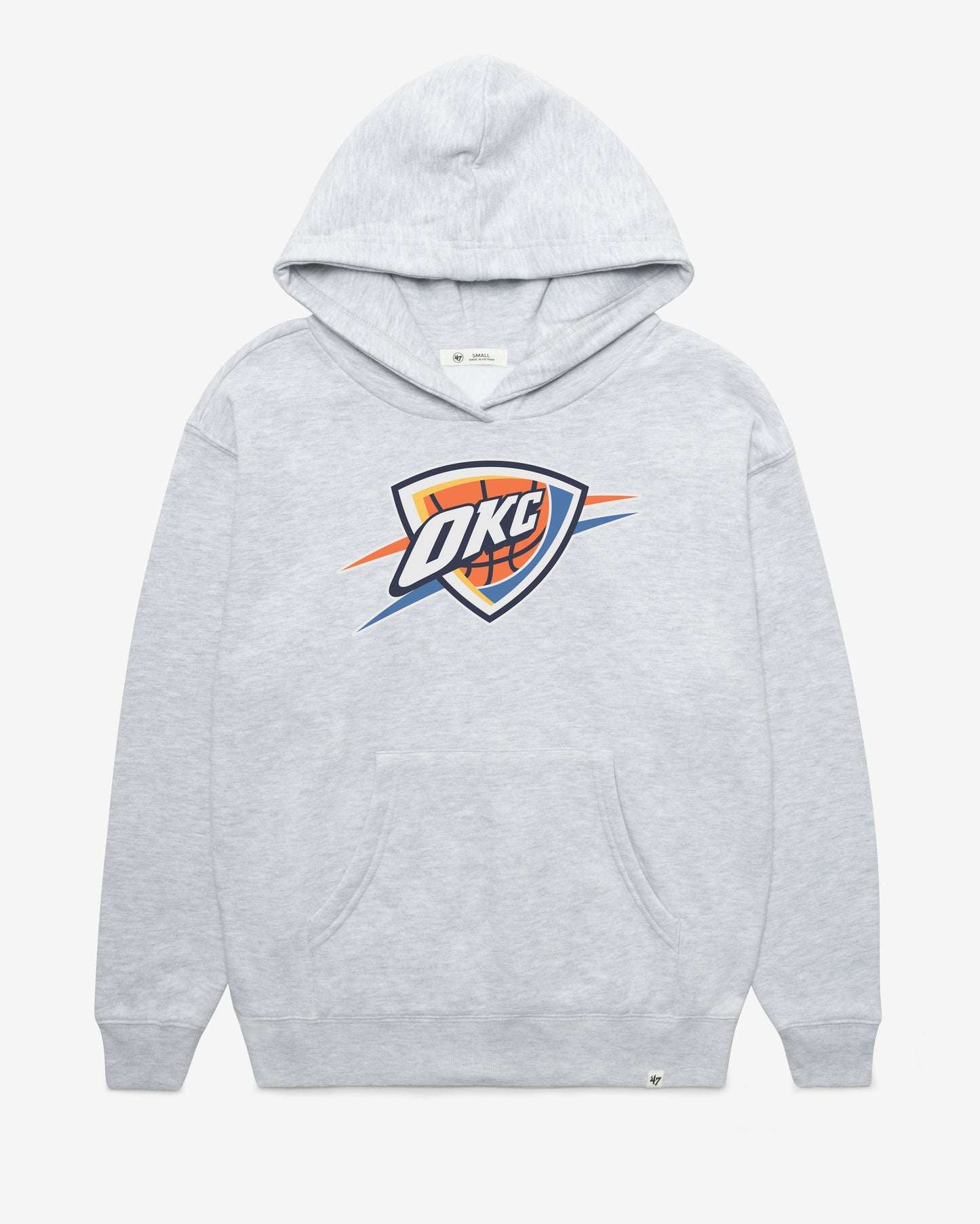 OKLAHOMA CITY THUNDER IMPRINT '47 NAOMI HOOD WOMENS RELAY GREY