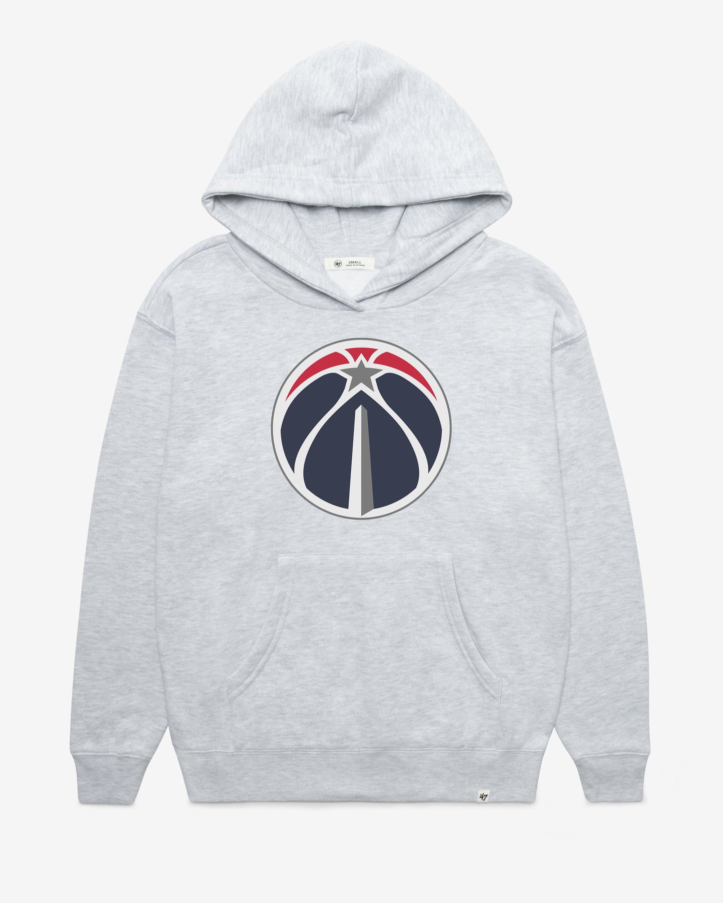 WASHINGTON WIZARDS IMPRINT '47 NAOMI HOOD WOMENS RELAY GREY